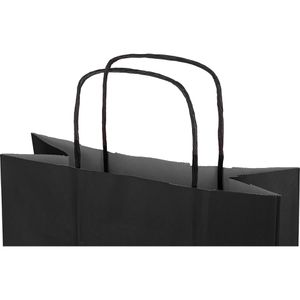 Produktbild für Papiertüten Mailmedia schwarz