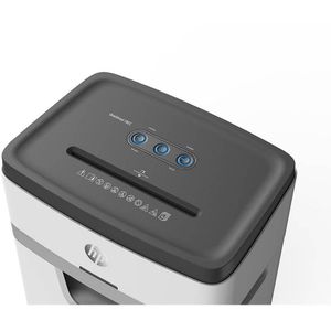 Produktbild für Aktenvernichter HP 2805 OneShred 18CC, weiß, mit Rollen