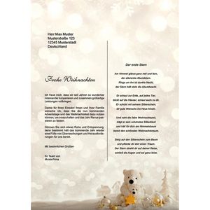 Produktbild für Weihnachtsbriefpapier Böttcher-AG Weihnachtsbären
