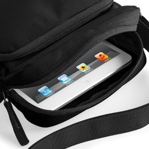 Produktbild für Umhängetasche BagBase Cross Body BG30, aus Polyester, schwarz