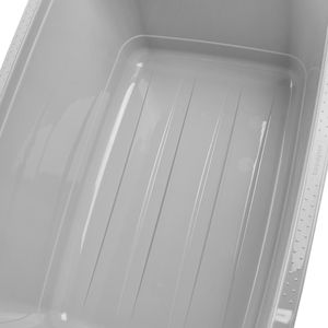 Produktbild für Wäschekorb Keeeper Aenna, grau, mit 2 Griffen