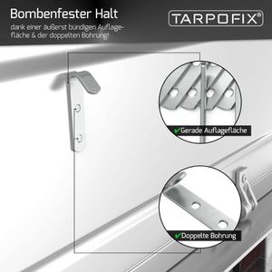 Produktbild für Planenhaken Tarpofix PH1, Flachhaken