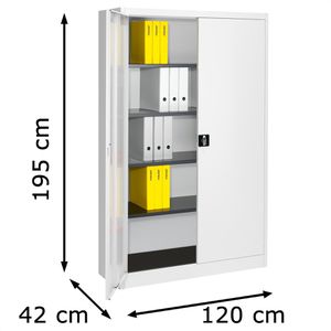 Produktbild für Aktenschrank Mauser entero BF4-12, aus Metall
