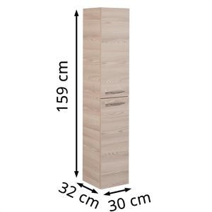 Produktbild für Bad-Hängeschrank Fackelmann B.clever, 82946, matt esche