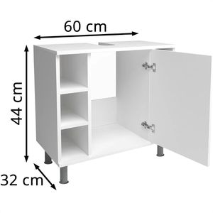 Produktbild für Waschbeckenunterschrank Vicco Fynn, stehend