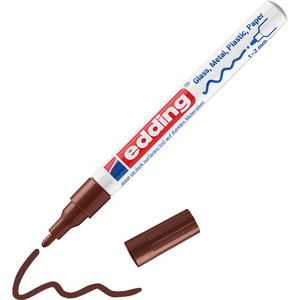Lackmarker Edding 751, wasserfest & permanent, braun