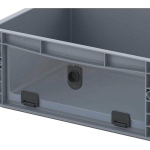 Produktbild für Eurobox AUER EG SKL 43/17 HG, grau, mit Acrylglas-Sichtklappe