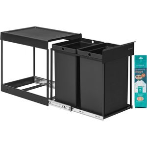 Produktbild für Einbaumülleimer Songmics LTB951B01