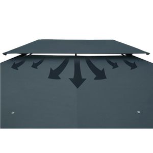 Produktbild für Pavillon CASARIA Topas, 994678, anthrazit
