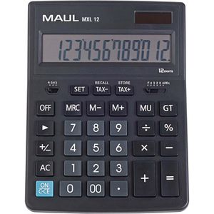 Taschenrechner Maul MXL 12, mit MwSt-Berechnung
