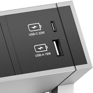 Produktbild für Tischsteckdose Bachmann Desk 2, mit 0,2 m GST18 Kabel