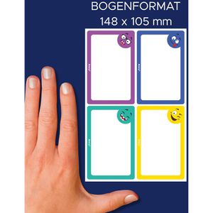 Produktbild für Buchetiketten Zweckform SCHOOL8S