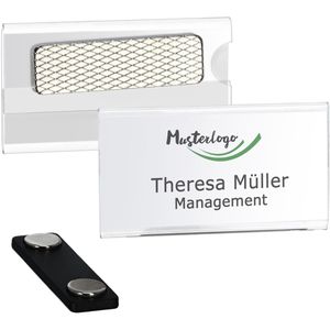 Namensschilder Böttcher-AG Premium, 75 x 30 mm