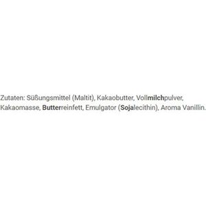 Produktbild für Tafelschokolade Lindt Vollmilch ohne Zuckerersatz