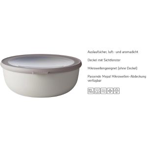 Produktbild für Frischhaltedose Mepal Cirqula rund, aus Kunststoff