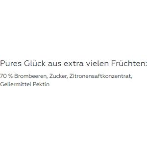 Produktbild für Fruchtaufstrich Glück Passiert Brombeere