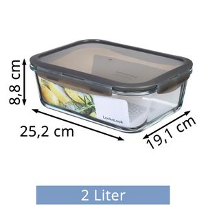 Produktbild für Frischhaltedose LocknLock LLG455G, aus Glas