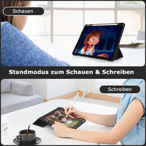 Produktbild für Tablet-Hülle Fintie Hybrid Slim Case, schwarz
