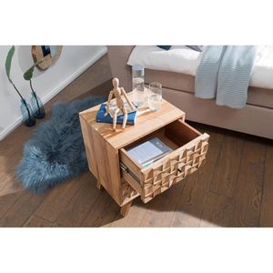 Produktbild für Nachttisch Wohnling Rewa, WL5.601, akazie