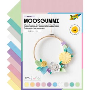 Moosgummi Folia 231095 Pastell, 20 x 29 cm