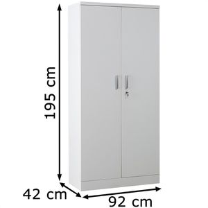 Produktbild für Aktenschrank G-Office FLC/WD.19, aus Metall / Holz