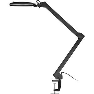 Produktbild für Lupenleuchte Goobay schwarz, 127 mm Glaslinse, dimmbar, LED