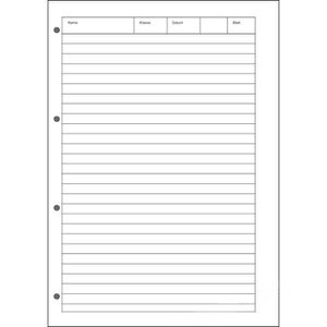 Produktbild für Arbeitsblock Herlitz 215418 x-book, A4, liniert