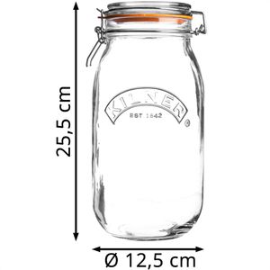 Produktbild für Einmachglas Kilner 0025.493, mit Bügelverschluss