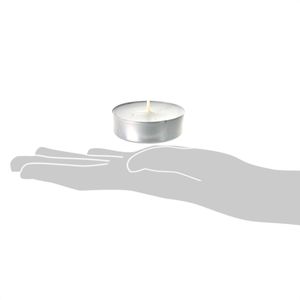 Produktbild für Teelichter Papstar 90346, Maxi, weiß