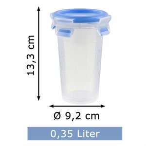 Produktbild für Frischhaltedose Emsa Clip&amp;Close 508551, aus Kunststoff