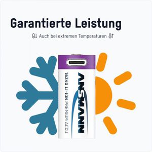 Produktbild für Akku Ansmann 3,6 V, 800 mAh