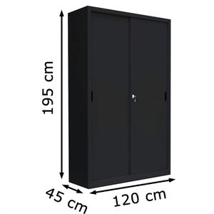 Produktbild für Schiebetürenschrank Lüllmann 550169, abschließbar