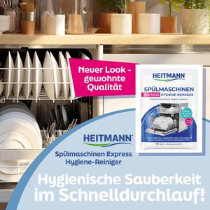 Produktbild für Spülmaschinenreiniger Heitmann Express, Hygiene-Reiniger