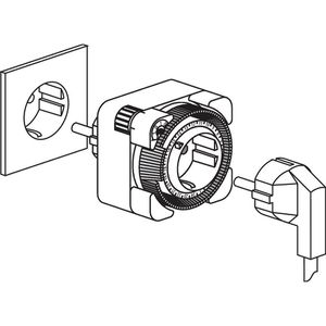 Produktbild für Zeitschaltuhr Theben Timer 26, mechanisch
