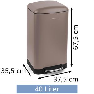 Produktbild für Mülleimer Les-Collectors N883, taupe