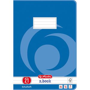 Produktbild für Schulheft Herlitz 3322104 x-book, ab 5. Klasse, A4