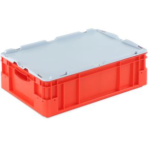 Produktbild für Eurobox Alpha-Paletten Silverline, rot, 30 Liter