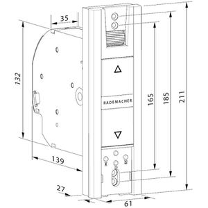 Produktbild für Gurtwickler Rademacher 1100 RolloTron Basis