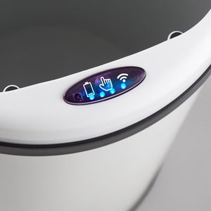 Produktbild für Mülleimer Monzana 109763, Sensor, weiß