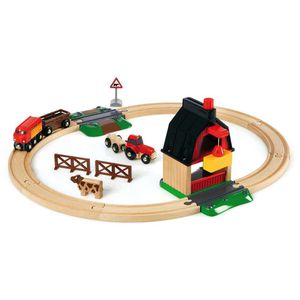 Produktbild für Spielzeugeisenbahn BRIO 33719 Bahn Bauernhof Set