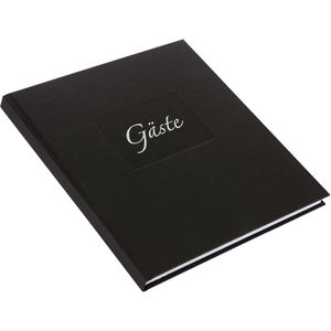 Produktbild für Gästebuch Goldbuch 48045 Seda, schwarz