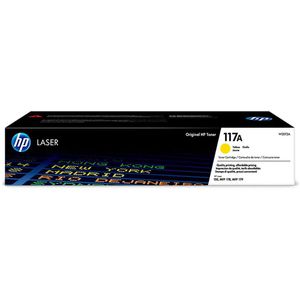 Produktbild für Toner HP 117A, W2072A gelb