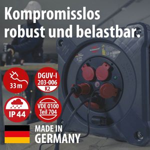 Produktbild für Kabeltrommel Brennenstuhl Professional, 33 + 5m
