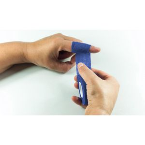 Produktbild für Pflaster Höga Fingerflex Bandage, blau, 1 Rolle