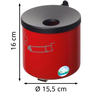Produktbild für Aschenbecher VAR WH16, 3221, für Outdoor, mit Deckel