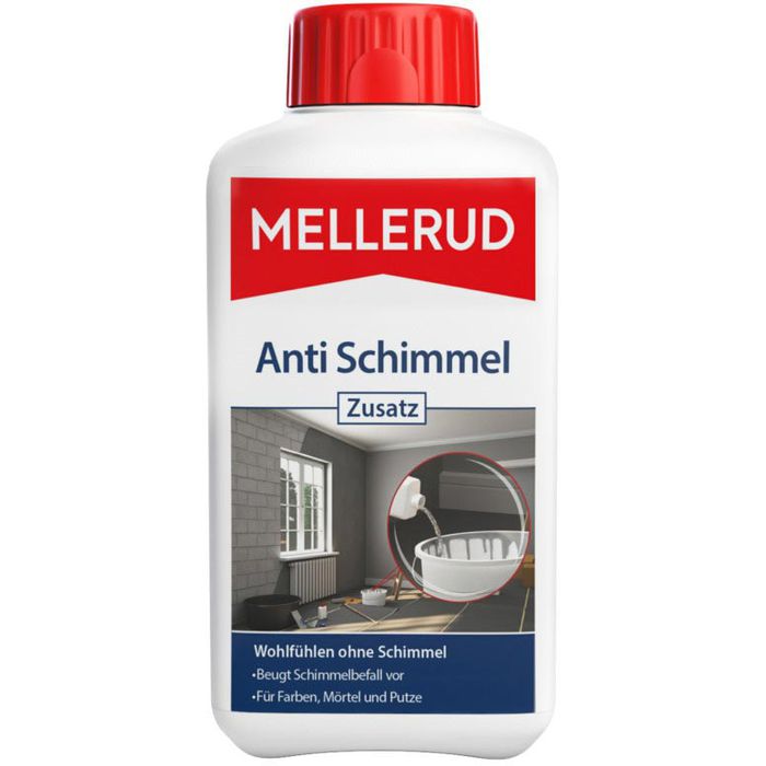 Mellerud Schimmelentferner Anti Schimmel Zusatz, beugt Schimmelbefall vor,  Flasche, 500ml – Böttcher AG