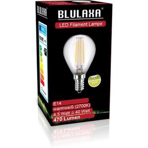 Produktbild für LED-Lampe Blulaxa Filament, E14