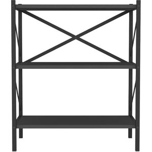 Produktbild für Bücherregal VCM Insasi, 918398, schwarz / anthrazit