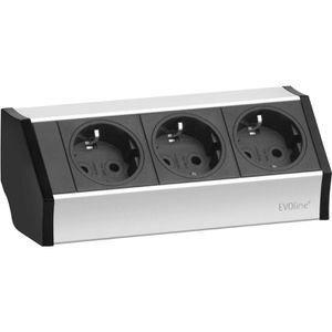 Tischsteckdose EVOline V-Dock, ohne Zuleitung