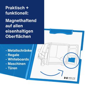 Produktbild für Klemmbrettmappe Magnetoplan 1131603, A4